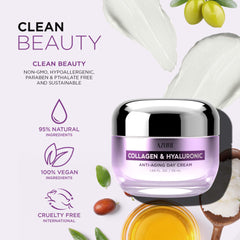 Azure Cosmetics product label listing key ingredients for transparency