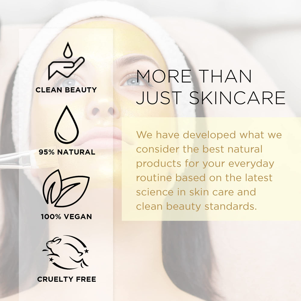 Azure Cosmetics label and ingredient list view highlighting natural and vitamin E care