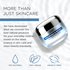 Azure Cosmetics on bathroom shelf in lifestyle setting conveying daily routine convenience