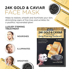 Azure Cosmetics mask being applied by hand demonstrating easy at-home use