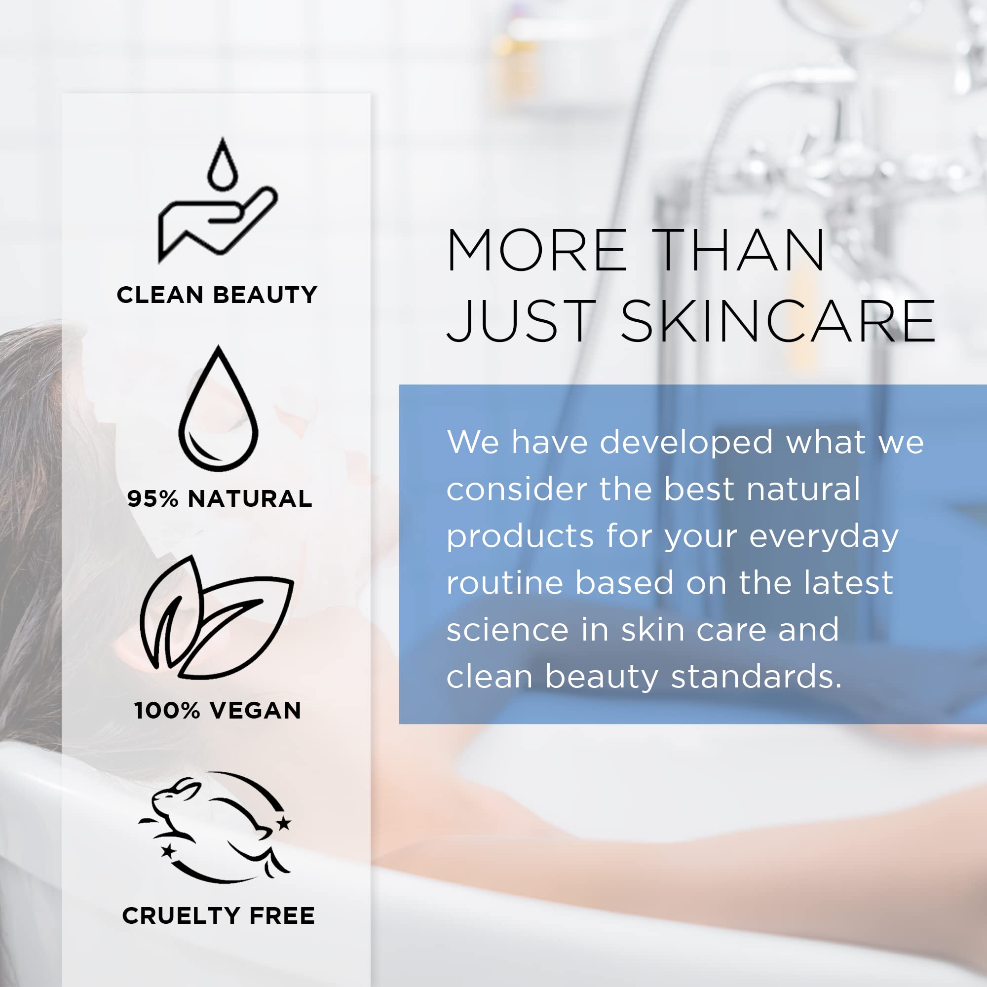 Azure Cosmetics single mask in hand showing size and coverage