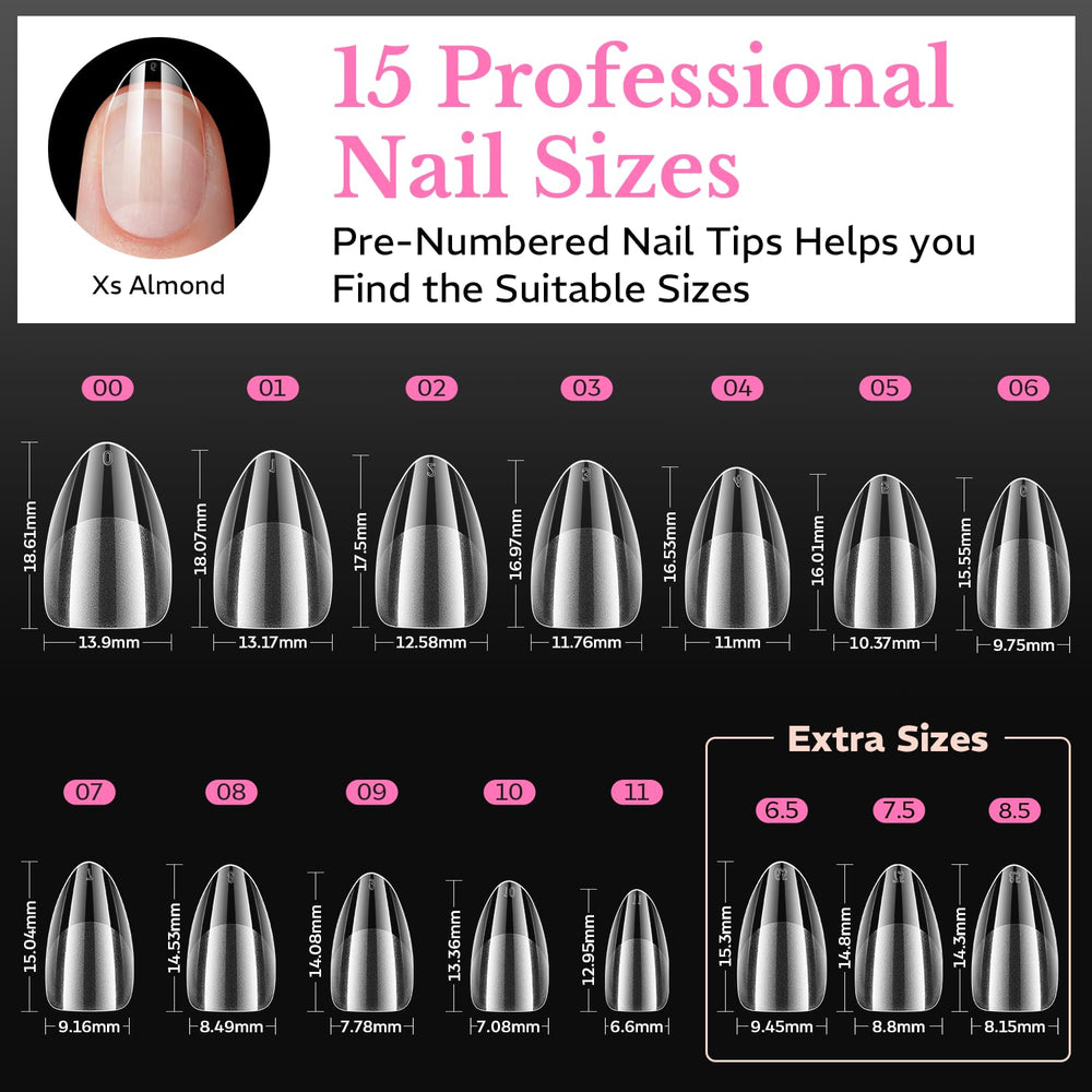 AZUREBEAUTY in-use press-on application for fast at-home manicures