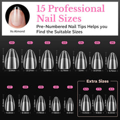 AZUREBEAUTY in-use press-on application for fast at-home manicures