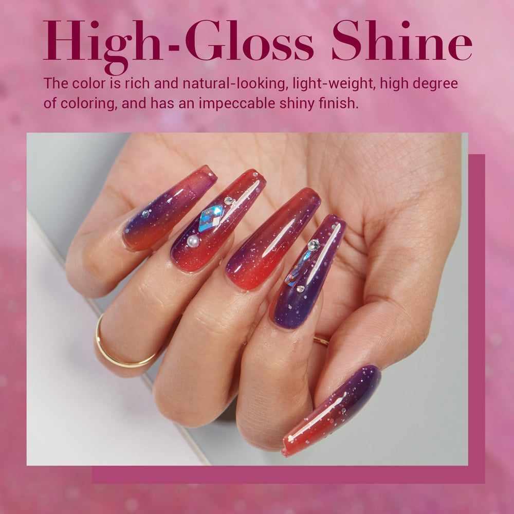 AZUREBEAUTY brush applying dip powder illustrating simple at-home technique