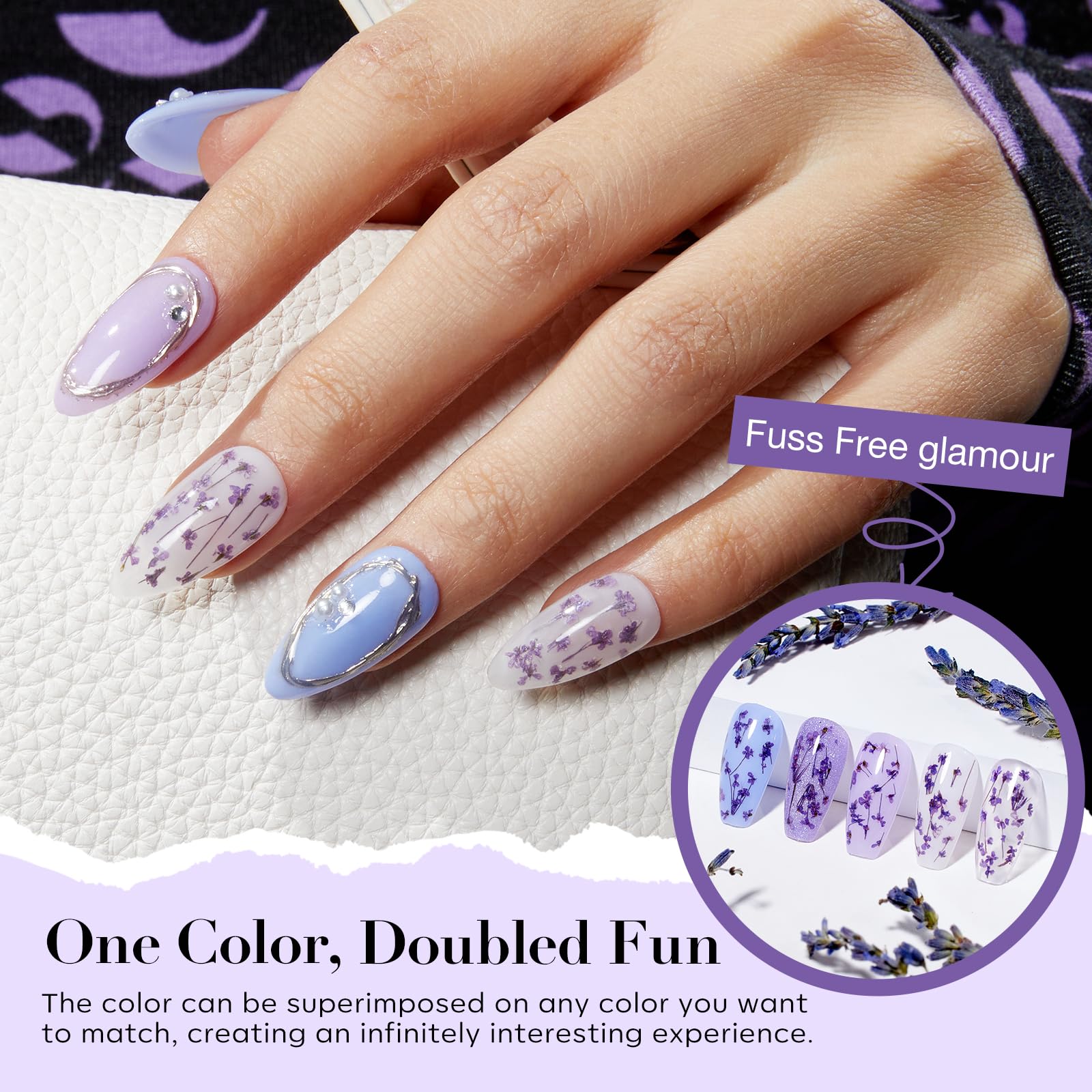 AZUREBEAUTY application in use showing easy at-home manicure
