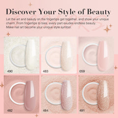 AZUREBEAUTY hand dipping nail into powder demonstrating easy application