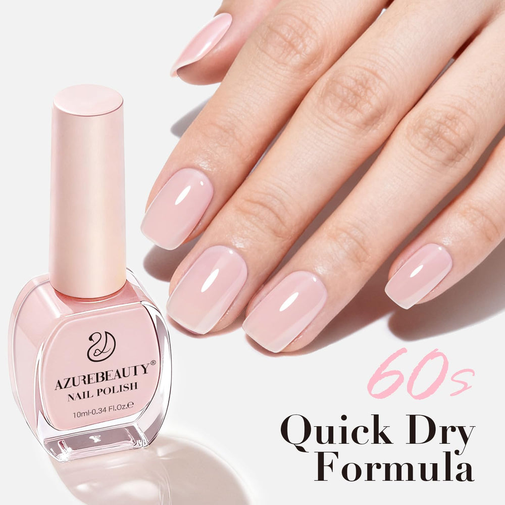 AZUREBEAUTY applied on hand in lifestyle shot showing natural elegant manicure benefit