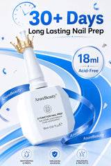 AZUREBEAUTY before and after nails demonstrating improved polish longevity