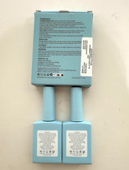 AZUREBEAUTY before and after nails showing improved strength and finish