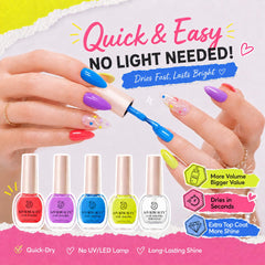 AZUREBEAUTY fresh blue bottle close-up showing smooth coverage and shine