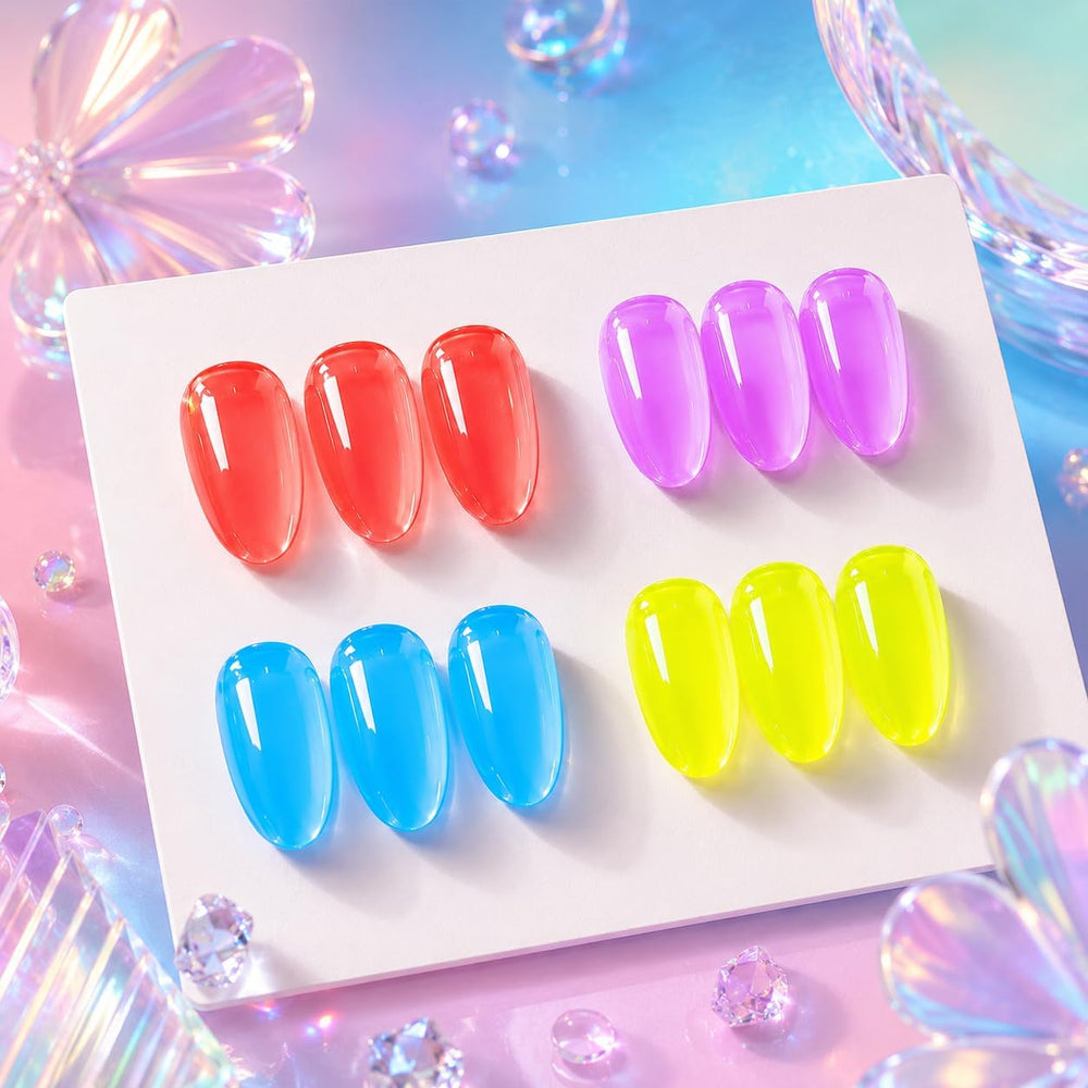 AZUREBEAUTY jelly pink bottle close-up showing glossy finish and easy application