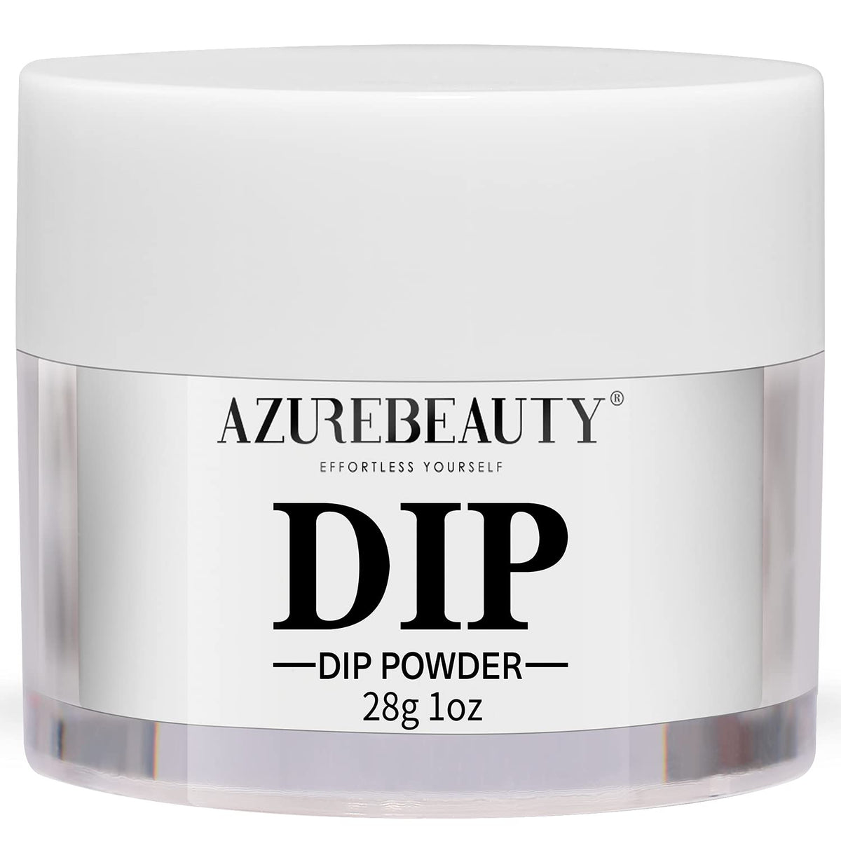 AZUREBEAUTY jar front view showing bright white color and clear labeling