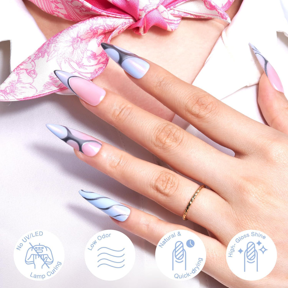 AZUREBEAUTY paint stroke texture demonstrating rich pigment and coverage