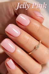 AzureBeauty close-up on nail showing strengthened, glossy natural look