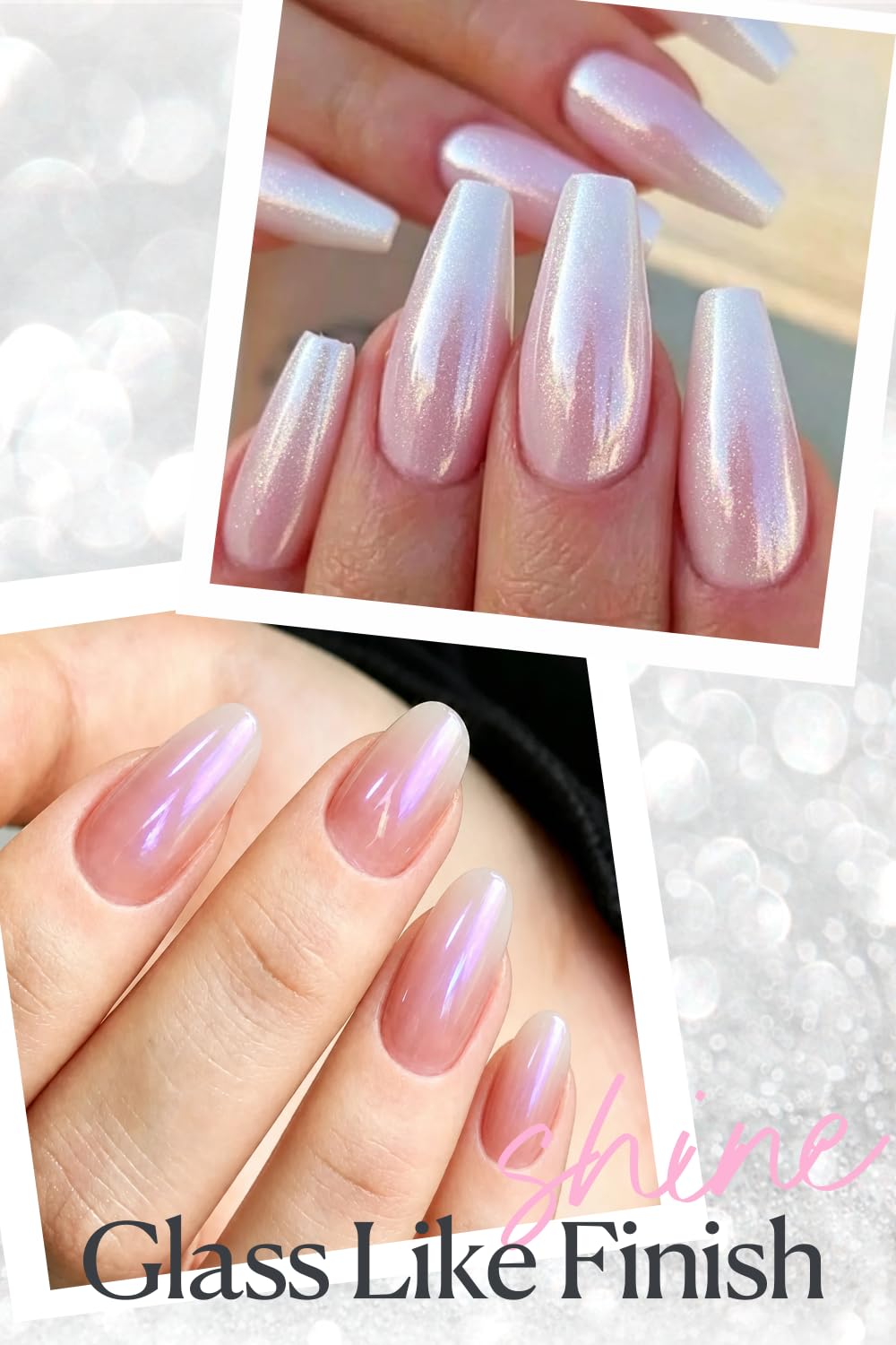 AZUREBEAUTY close-up of pearlescent texture showing luminous shimmer