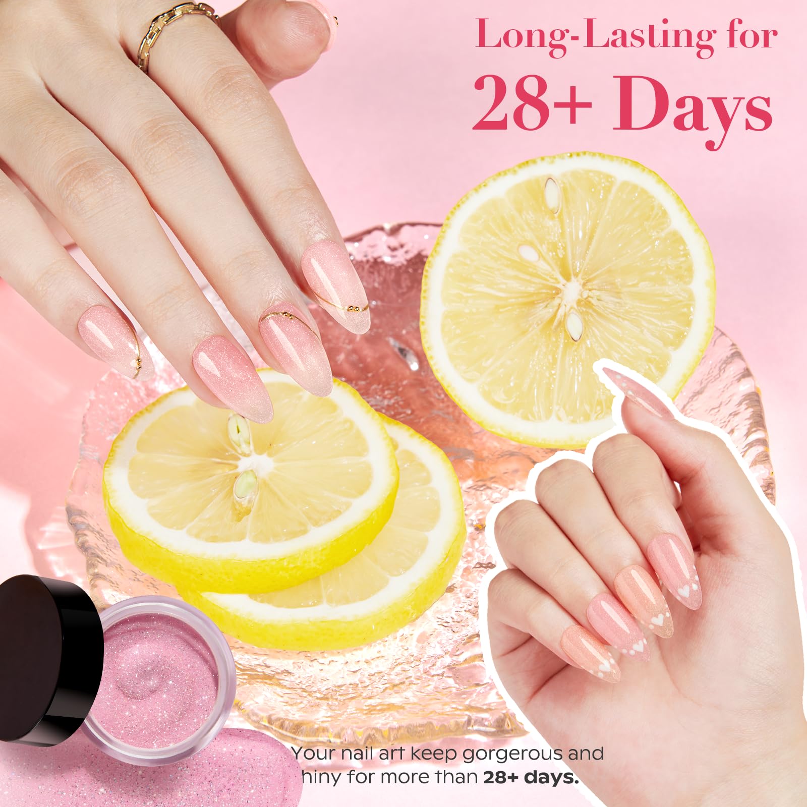 AZUREBEAUTY close-up powder texture highlighting fine particles for smooth finish