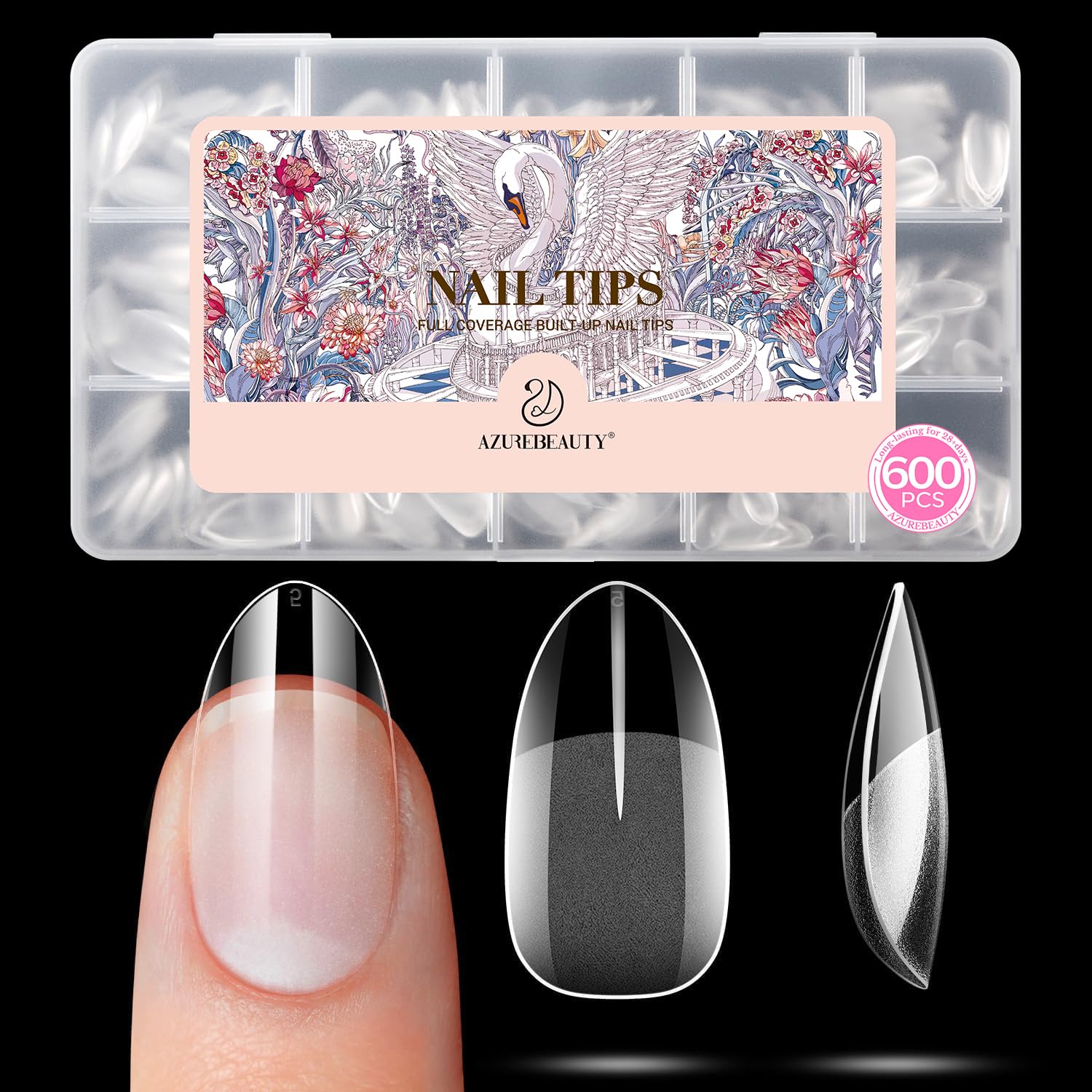 AZUREBEAUTY kit contents overview showing 600 pieces for value