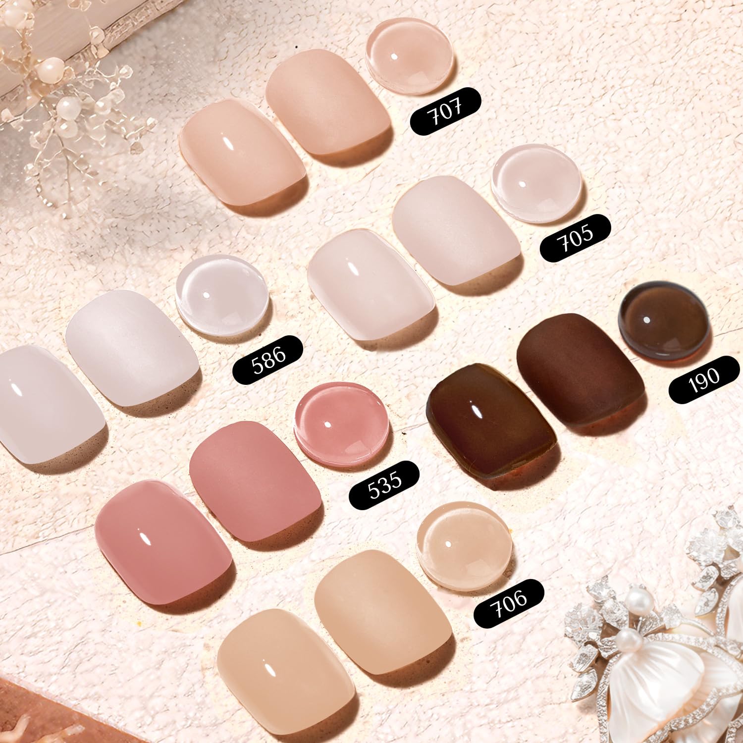 AzureBeauty brush applying powder to nail demonstrating quick, lamp-free DIY benefit