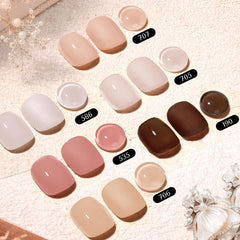 AzureBeauty brush applying powder to nail demonstrating quick, lamp-free DIY benefit