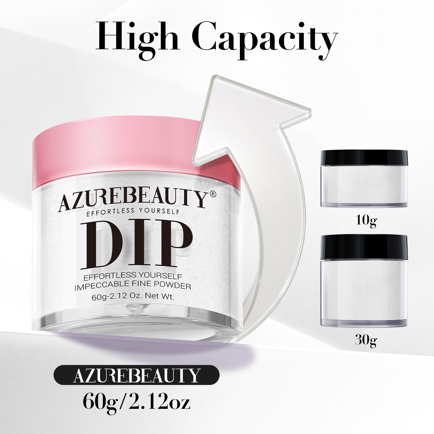 AZUREBEAUTY powder being applied by hand for easy lamp-free use
