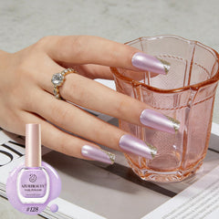 AZUREBEAUTY swatches on a nail wheel showing color intensity