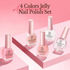 AZUREBEAUTY dry finish texture close-up on nails, glossy natural look benefit