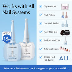 AZUREBEAUTY drying demonstration on nail illustrating quick-dry advantage