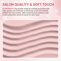 AZUREBEAUTY styled hands with finished manicure showing glossy long-lasting result