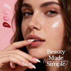 AZUREBEAUTY kit flatlay with manicure tools for easy at-home salon results