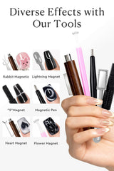 AzureBeauty French and S-shaped locators for neat tips and ripple effects