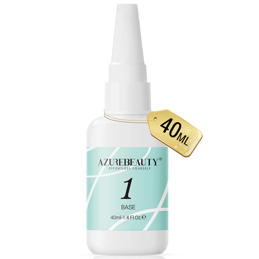 AZUREBEAUTY front bottle showing 40ml refill and clear branding for cost savings