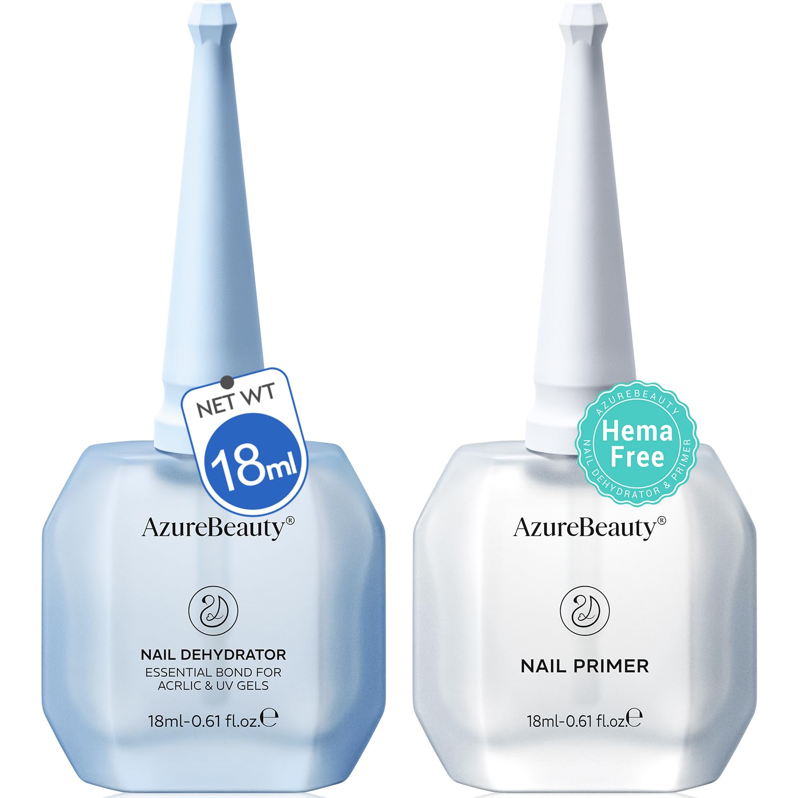 AZUREBEAUTY front bottles showing 18ml size and professional benefit