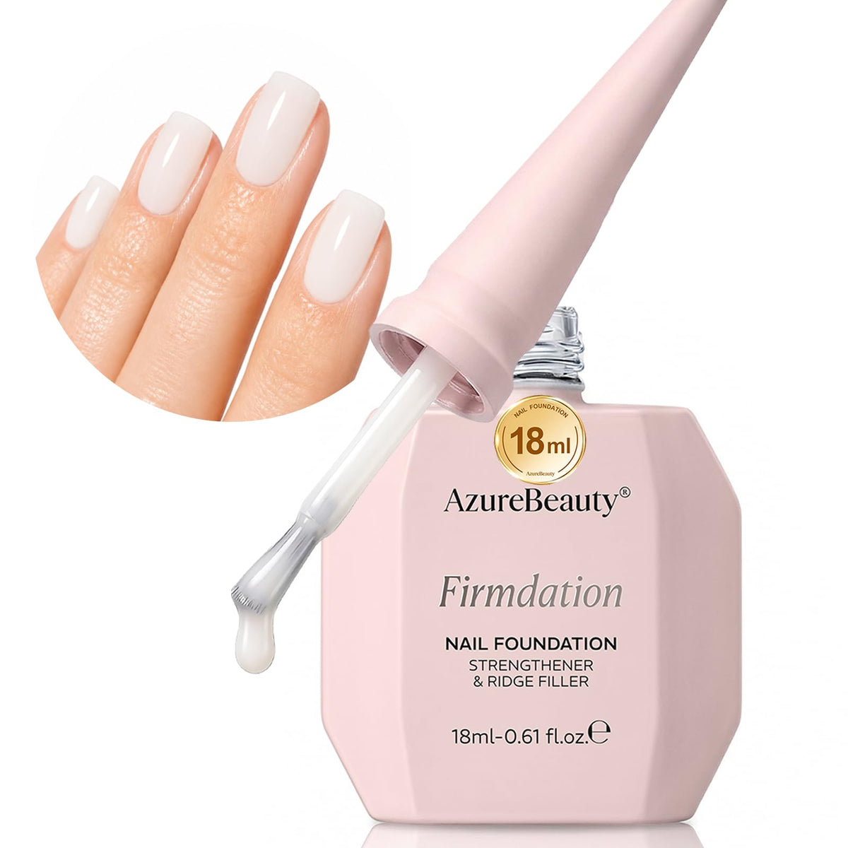 AzureBeauty front packaging showing 18ml bottle and benefits