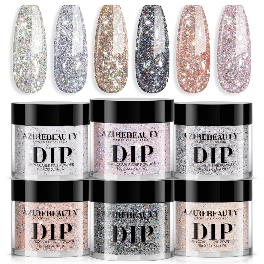 AZUREBEAUTY front packaging showing six jars and benefits of variety