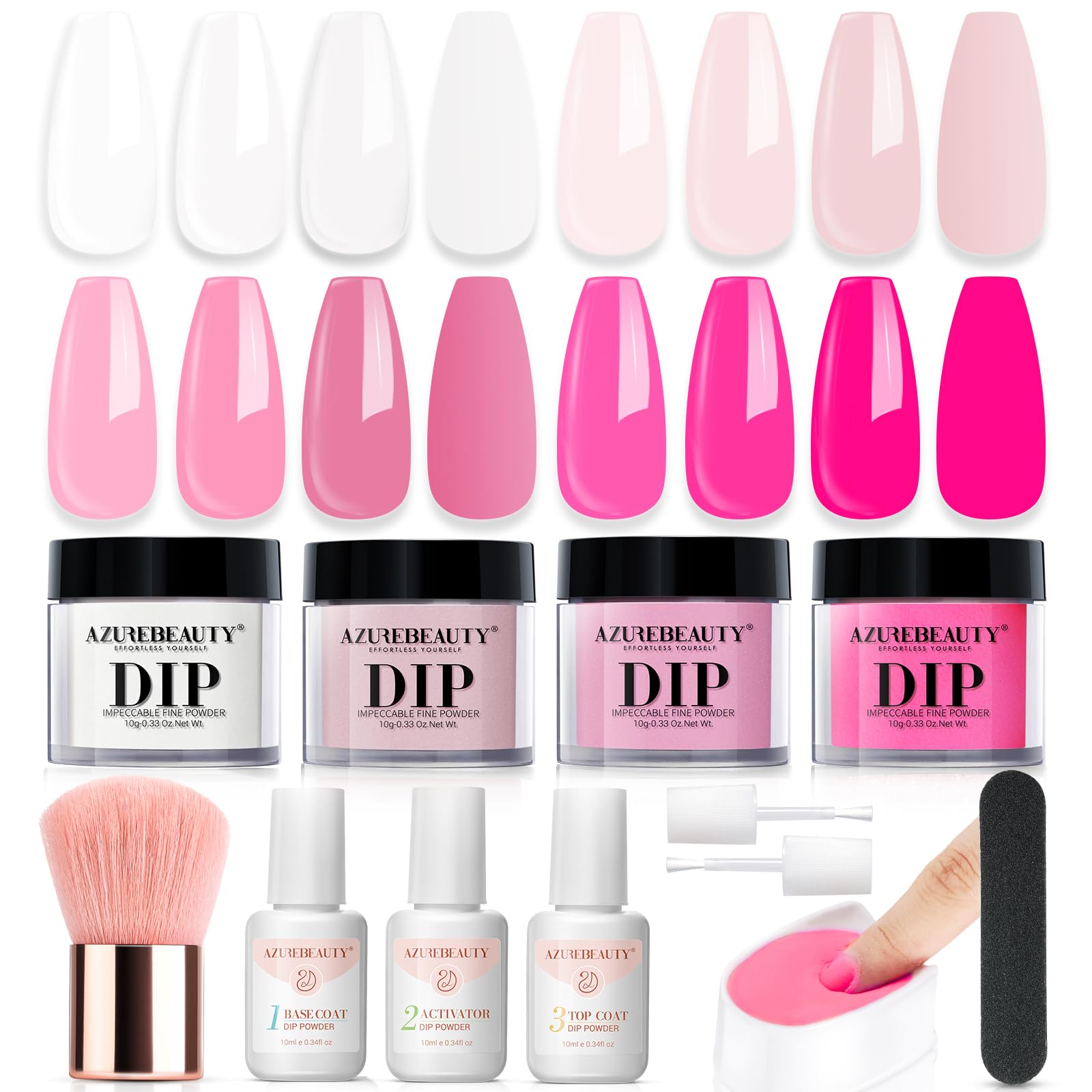 AZUREBEAUTY front packaging showing full kit and convenience