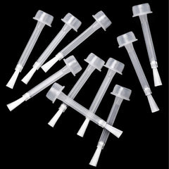 AZUREBEAUTY front packaging showing ten replacement brushes and clear benefit of spare supply