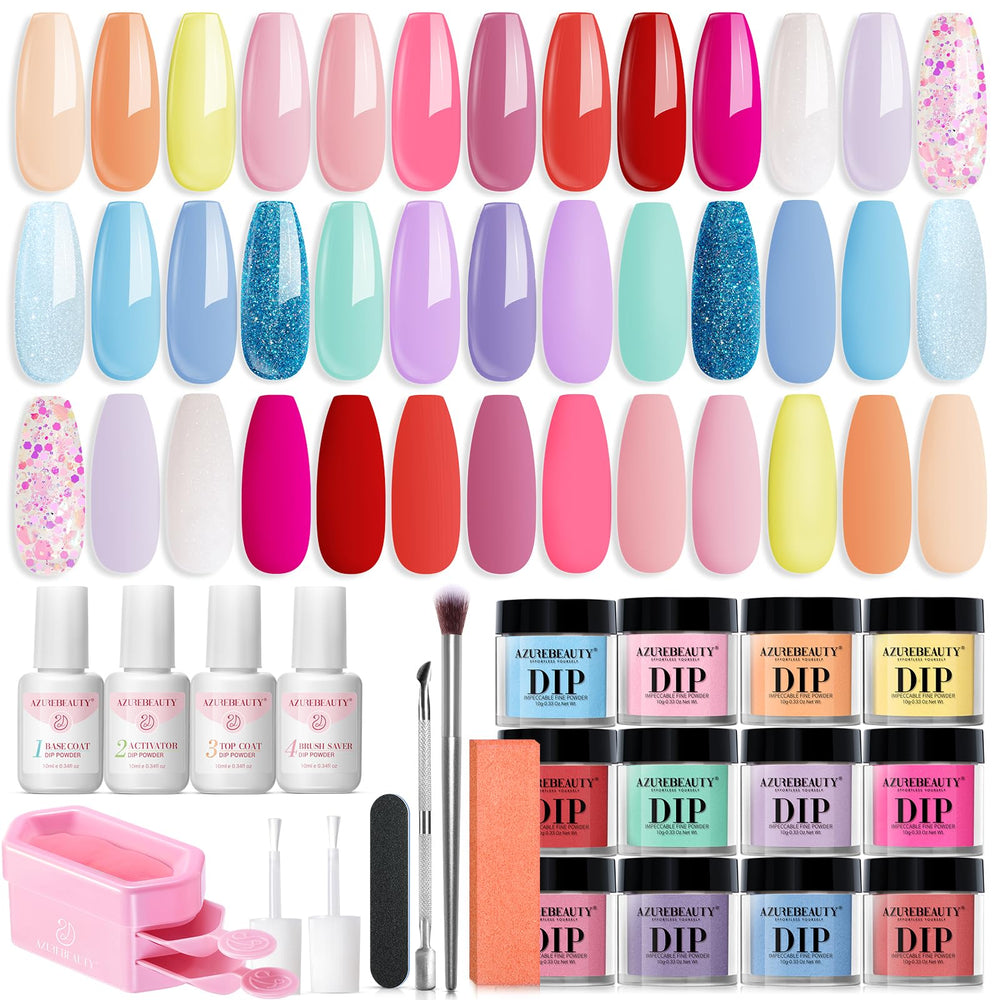 AZUREBEAUTY front packaging showing full 31-piece kit and included tools for easy setup