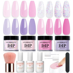 AZUREBEAUTY front packaging showing kit components and pastel palette benefits easy setup