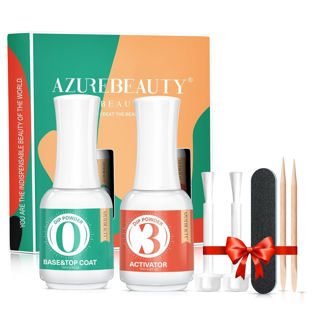 AzureBeauty front packaging showing bottle labels and compact kit, quick setup