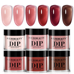 AZUREBEAUTY front packaging showing six blush jelly powders and brand benefit
