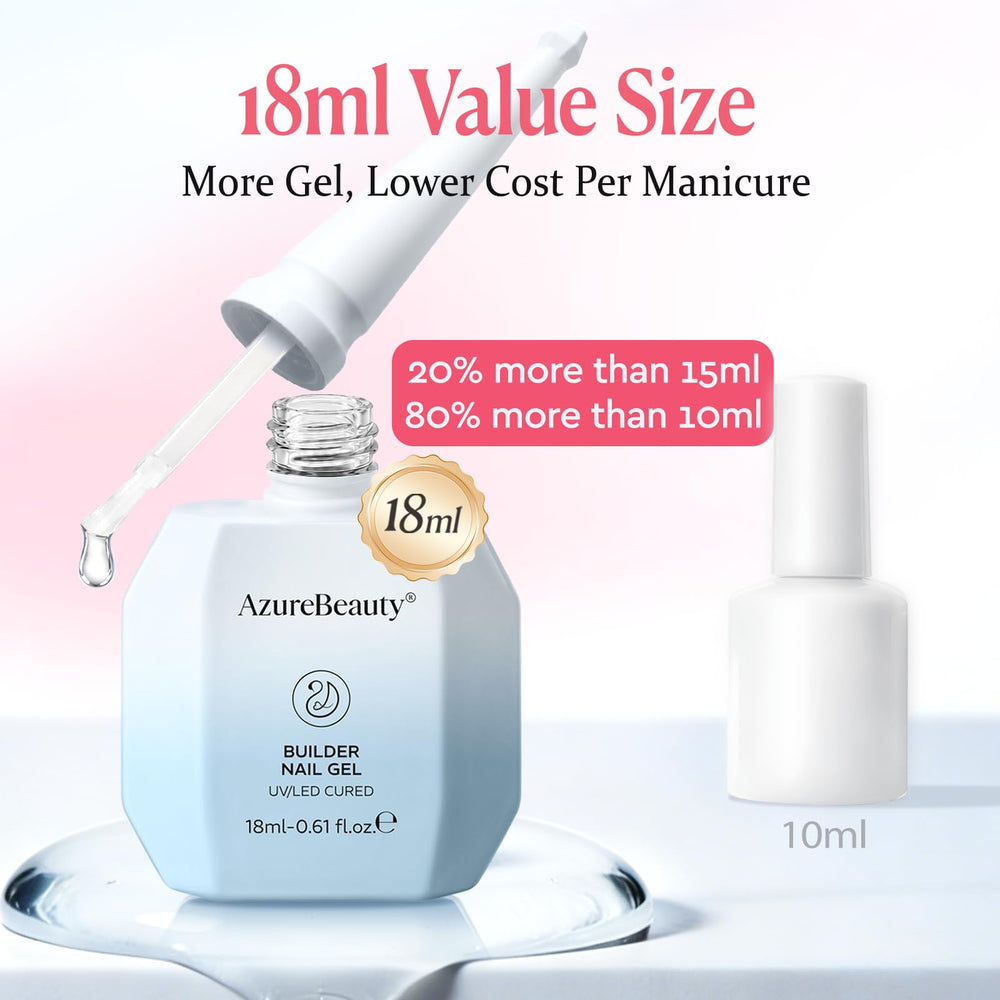 AZUREBEAUTY gel texture swirl showing medium viscosity for smooth application