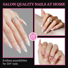 AZUREBEAUTY flexible gel tip bending to show durability benefit