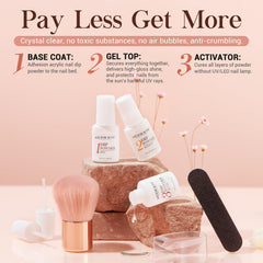 AZUREBEAUTY gift packaging presented as a ready-to-give manicure set