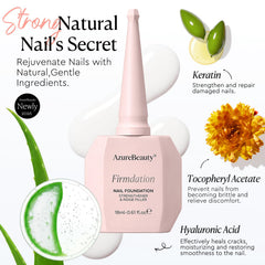 AzureBeauty ingredients label highlighting keratin and hyaluronic acid