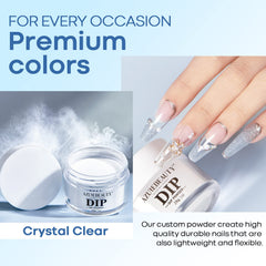 AZUREBEAUTY opened jar showing clear powder ready to use for consistent builds
