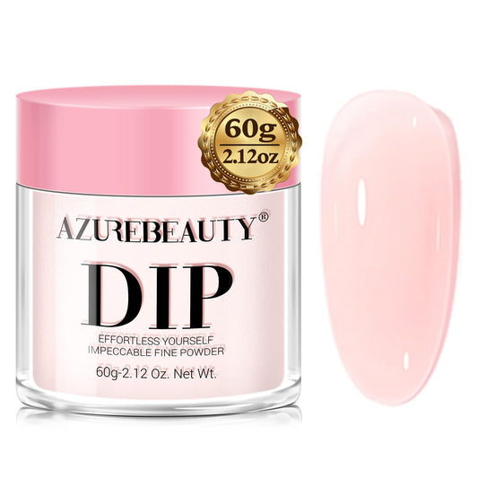 AZUREBEAUTY jar front view showing jelly baby pink shade and clear finish benefit