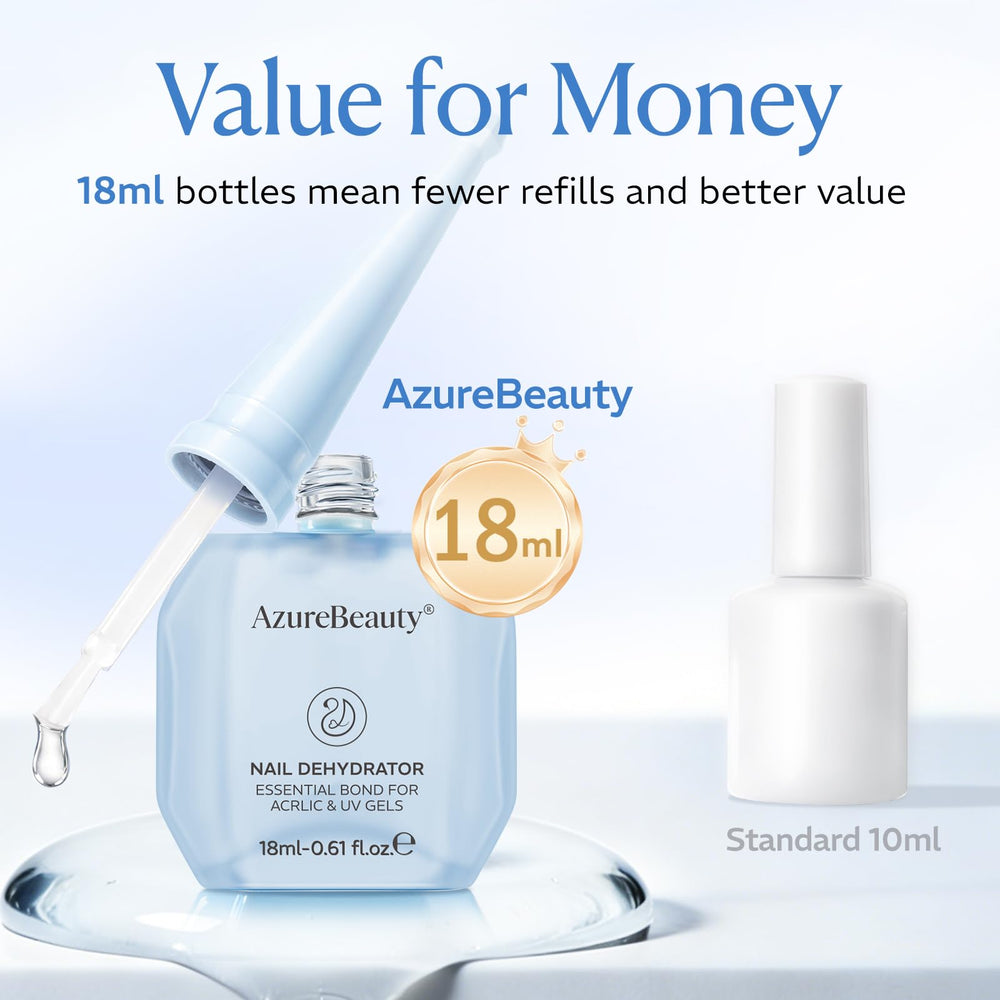 AZUREBEAUTY kit layout flatlay showing dehydrator and primer for salons