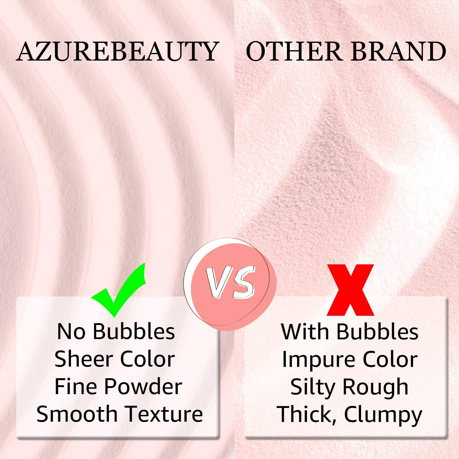 AZUREBEAUTY label and ingredients closeup showing product details and trust benefit