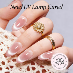 AZUREBEAUTY layered over dark polish highlighting color versatility