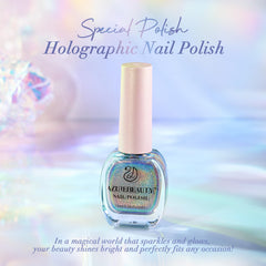 AZUREBEAUTY lifestyle scene with polish on a vanity for gifting
